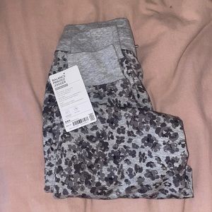 Athleta Balance Printed Jogger Gray Flowers